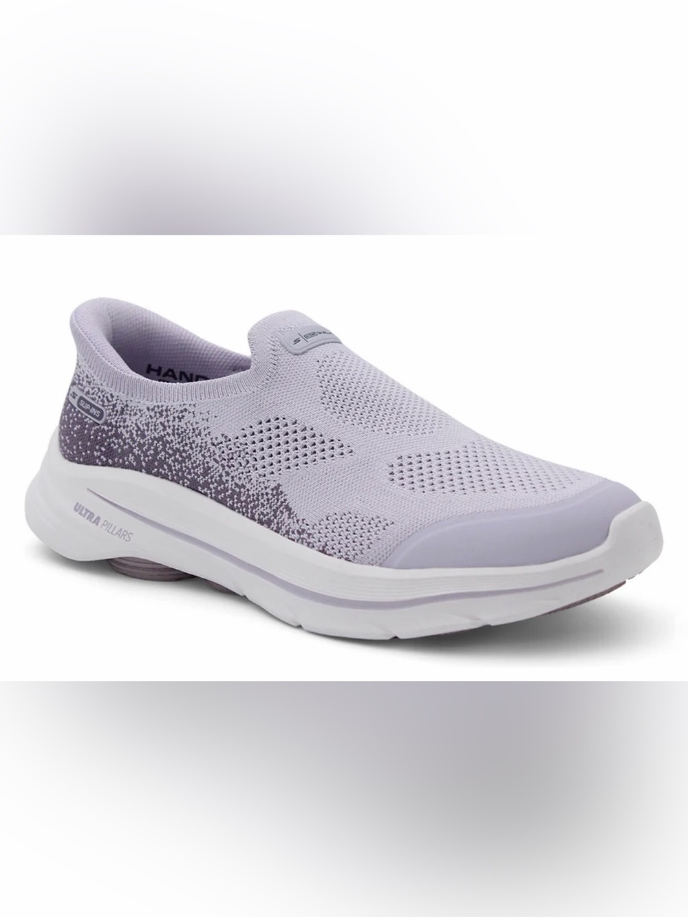 Skechers Go Walk 8 Nova Women’s Slip-Ins Knit Sneaker - Light Lavender Size 10
